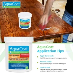 High Performance Clear Wood Grain Filler