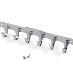 6-Hook Strip Nickel Plated