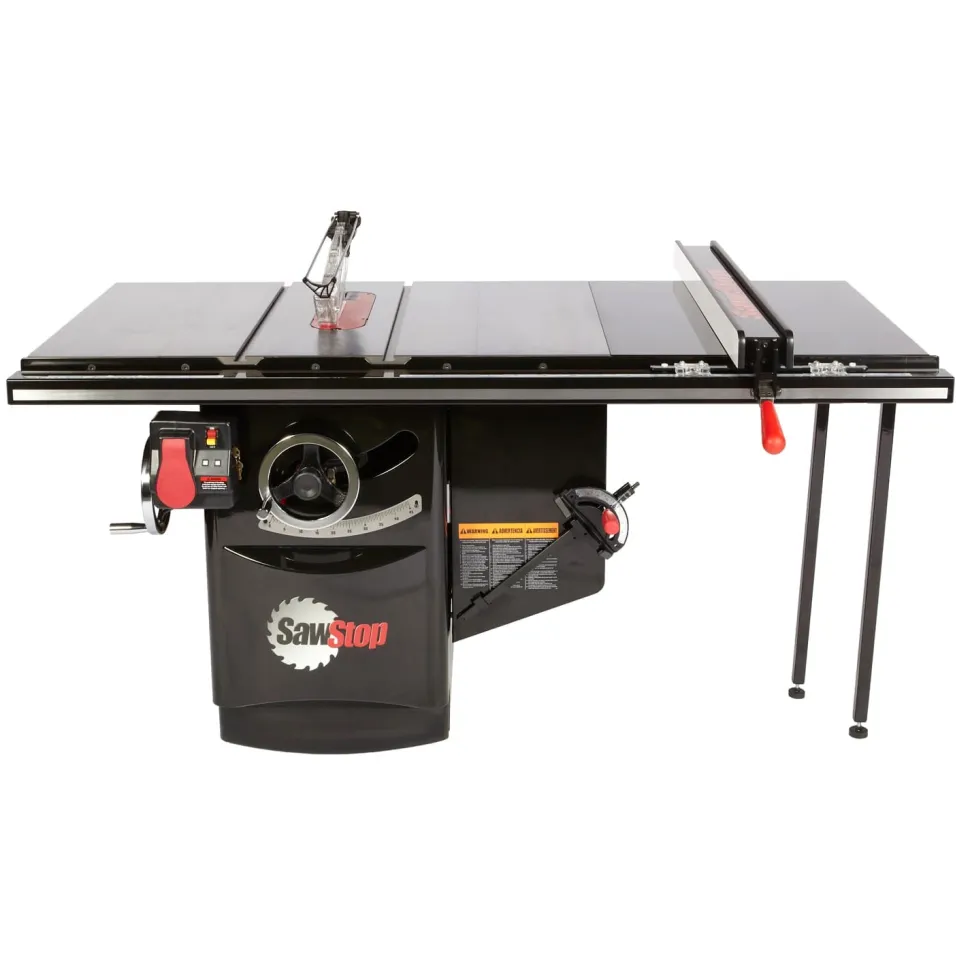 7.5 HP 3 PH 480V Industrial Cabinet Saw with 36" Industrial T-Glide Fence System