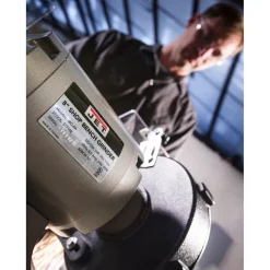 JBG-8W Shop Grinder with Grinding Wheel and Wire Wheel