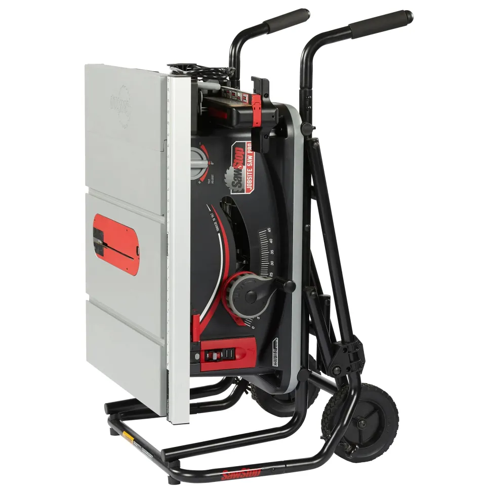 Jobsite Saw PRO with Mobile Cart Assembly 1-1/2 HP 1PH 120V Model JSS-120A60