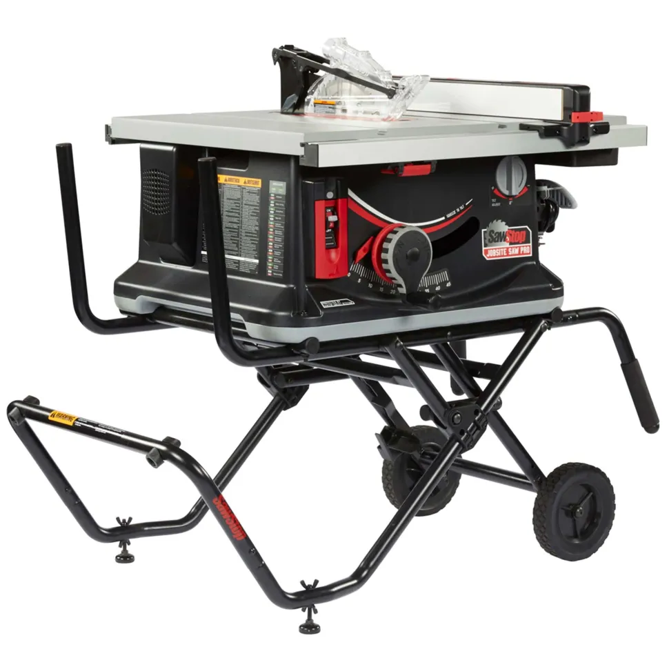 Jobsite Saw PRO with Mobile Cart Assembly 1-1/2 HP 1PH 120V Model JSS-120A60