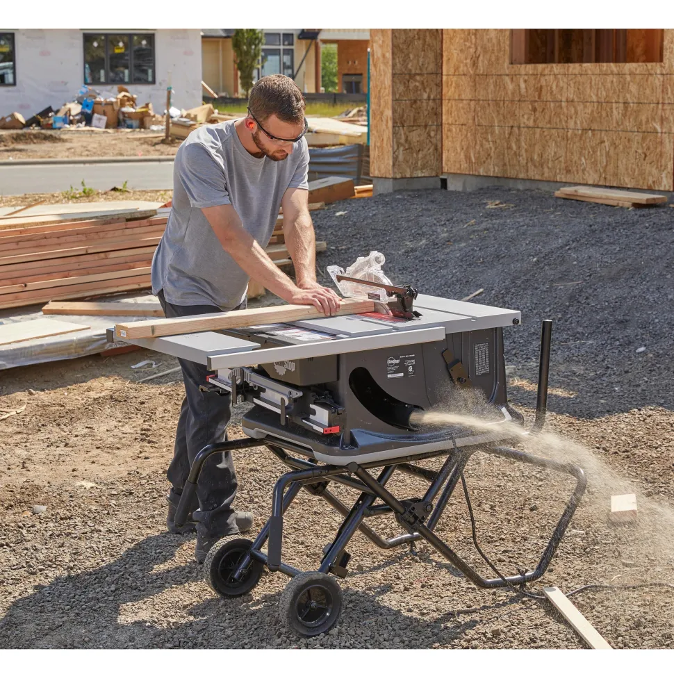 Jobsite Saw PRO with Mobile Cart Assembly 1-1/2 HP 1PH 120V Model JSS-120A60