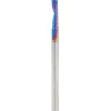51410-K Spiral O Single Flute Plastic Cutting Up-Cut Mirror Finish CNC Router Bit 1/8"D 1/2"CH 1/8"SH 2"OL