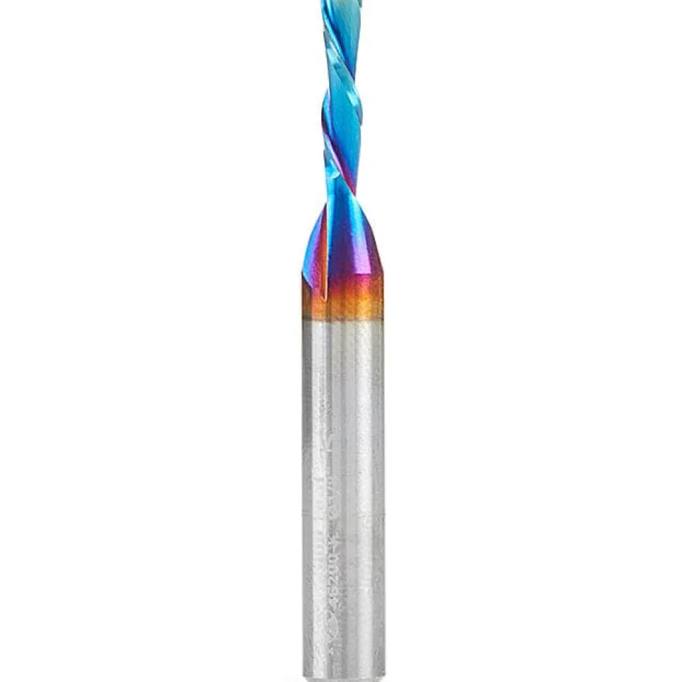 46200-K Spiral Plunge Down-Cut Router Bit 1/8"D 1/2"CH 1/4"SH 2"OL