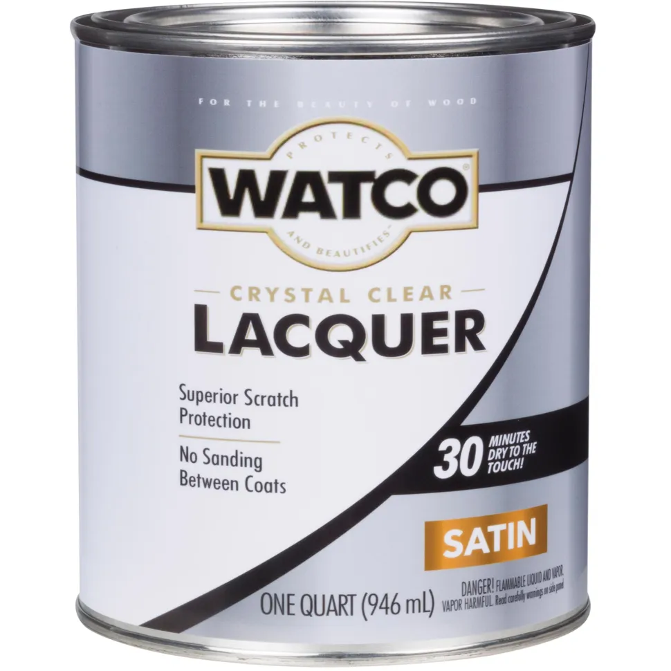 Lacquer Solvent Based Crystal Clear