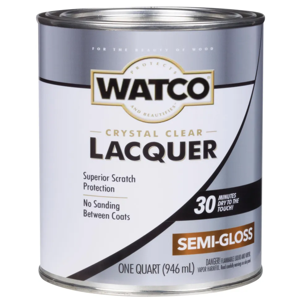 Lacquer Solvent Based Crystal Clear