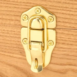 Lockable Draw Catch Brass Finish