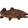 2" Long Trout Pull Right Facing, Antique Copper, Model 095AC