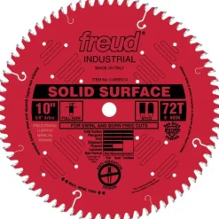LU95R010 Circular Saw Solid Surface Saw Blade 10" x 5/8" Bore x 72 Tooth TCG