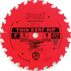 LU87R008 Red Perma Shield Circular Saw Blade 8" x 5/8" Bore x 22 Tooth ATB