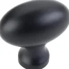 Lyon Knob, 1-9/16" O.L., Black