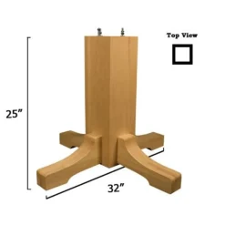 Mission Table Pedestal Base Kit