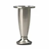 5-29/32" (150 mm) Adjustable Contemporary Furniture Leg Nickel
