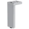7-7/8" (200 mm) Adjustable Contemporary Versatile T or L Shaped Furniture Leg Aluminum