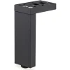 3-15/16" (100 mm) Adjustable Contemporary Versatile T or L Shaped Furniture Leg