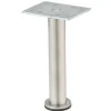 5-29/32" (150 mm) Borsa Adjustable Furniture Leg Stainless Steel