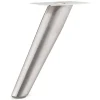 5-29/32" (150 mm) Contemporary Furniture Leg Brushed Nickel