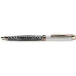 7 mm Slim Style Hybrid Twist Ballpoint Pen Kit Brushed Chrome & Gunmetal