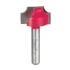 39-204 Ovolo Router Bit 1/4" SH 7/8" D 1/2" CL 3/16" R