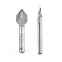 2-piece Signmaking Bit Set for Axiom Iconic CNC Machinesby Amana Tool