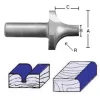 2056 Plunge Roundover Router Bit 1/2" SH X 1/4" R X 3/4" A X 1/4" B 3/8" C 2" OL