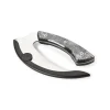 Poly Resin Knife Scales 15/64" x 2" x 7" Oyster Pair
