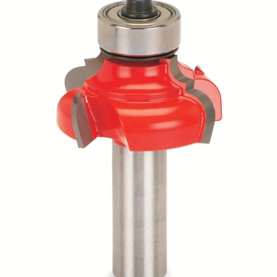 38-614 Quadra-Cut Classical Ogee Router Bit 1/4" R And 3/16" R 1/2" SH