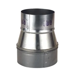 Reducer Dust Collection Fitting Metal Fits 4" Diameter Hose to 5" Port
