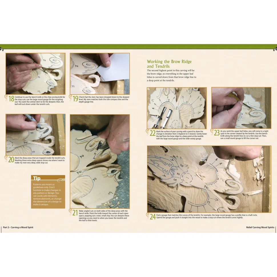 Relief Carving Wood Spirits Revised Edition
