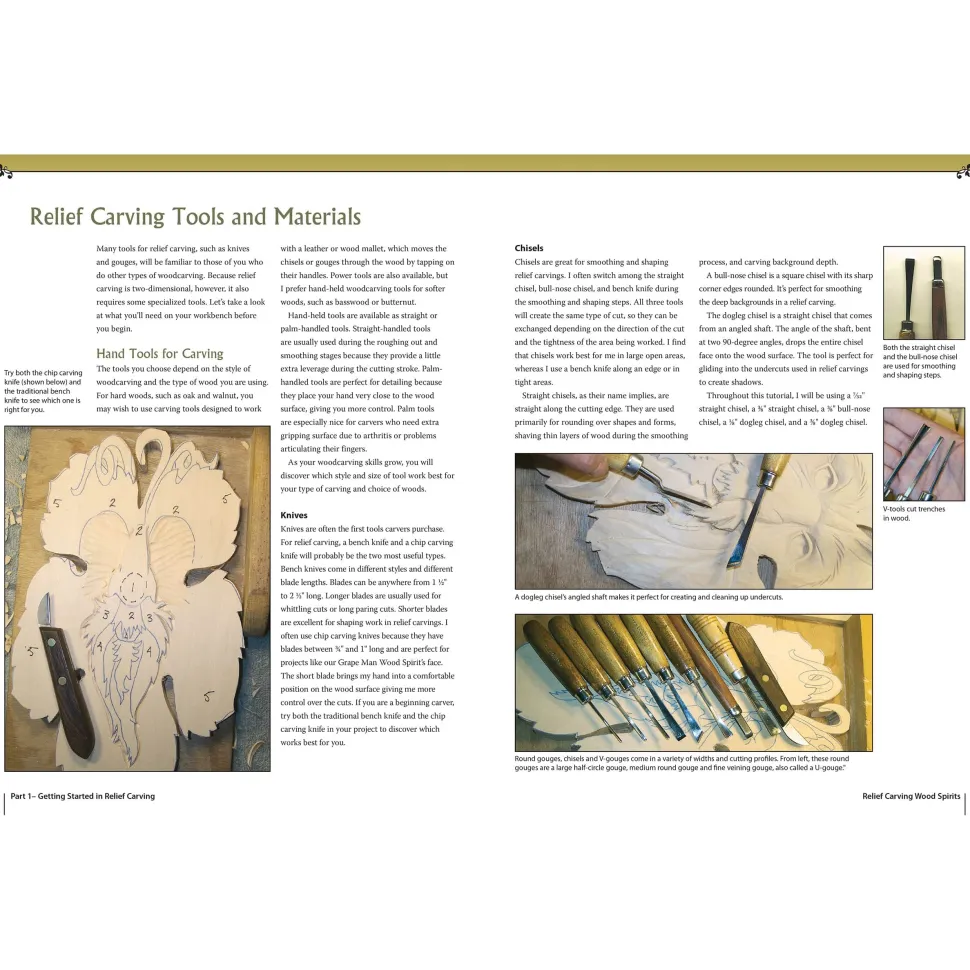 Relief Carving Wood Spirits Revised Edition