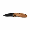 River Rosewood Liner Lock Folder Knife Stainless Steel 2-1/8" Blade