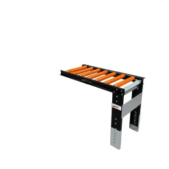 Roller Table Extension 4' x 22" Kit Orange Urethane Coated Zinc Rollers