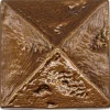 Rustic Pyramid Knob Lux Bronze