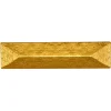 Rustic Pyramid Pull 3" Center Lux Gold