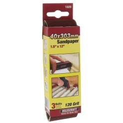 SandDevil Sanding Belts 1-1/2" x 12" 3 Pack
