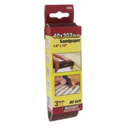 SandDevil Sanding Belts 1-1/2" x 12" 3 Pack