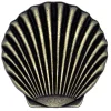 Scallop Seashell Knob, Brass Oxide