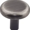 Seaver Knob, 1-1/4" Dia., Brushed Pewter