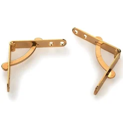 Side Rail Hinge Brass Pair