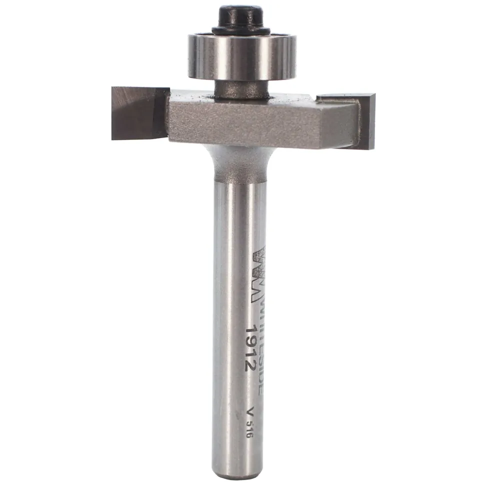1912 Slotting And Rabbeting Router Bit 1/4" SH 1-1/4" D X 1/4" CL X 3/8" CD 2" OL