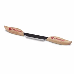 3" Straight Draw Knife with Leather Sheath