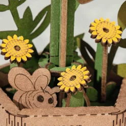 Sunflower 3D Wood Puzzle Kit