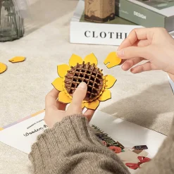 Sunflower 3D Wood Puzzle Kit