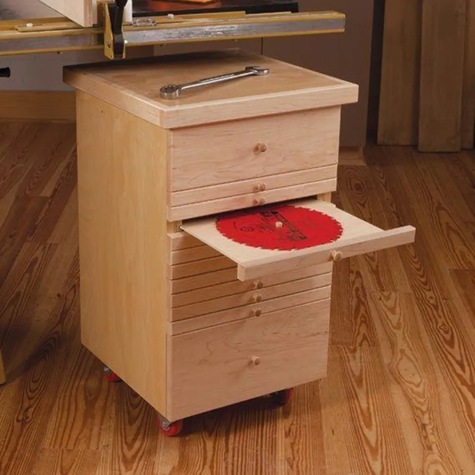 Tablesaw Accessories Cabinet Paper Plan