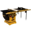 10" Table Saw with ArmorGlide, 50" Rip Router Lift 5 HP 1 PH 230V PM2000T