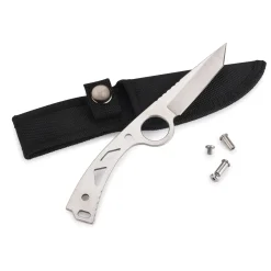 Tanto Point Fixed Blade Point Knife for Hunting and Fishing 6-5/8" Unfinished Kit