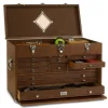 T24-D 11-Drawer Top Chest- Dark Oak