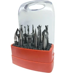 The Works CNC Deluxe Router Bit Set 14 Piece