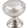 Tiffany Knob, 1-1/4" Dia., Satin Nickel